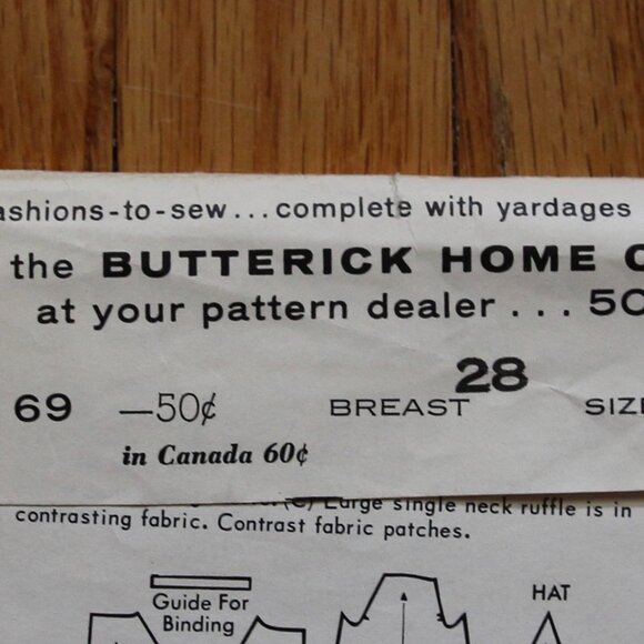 Vintage Butterick Children's Costume patterns - Picture 4 of 9